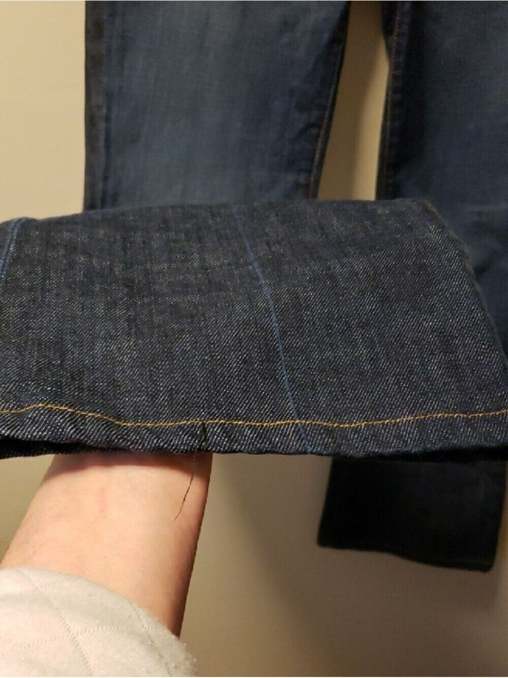 Citizens Of Humanity Ingrid 002 Low Waist Flair Stretch Dark Blue Jeans - Picture 3 of 14